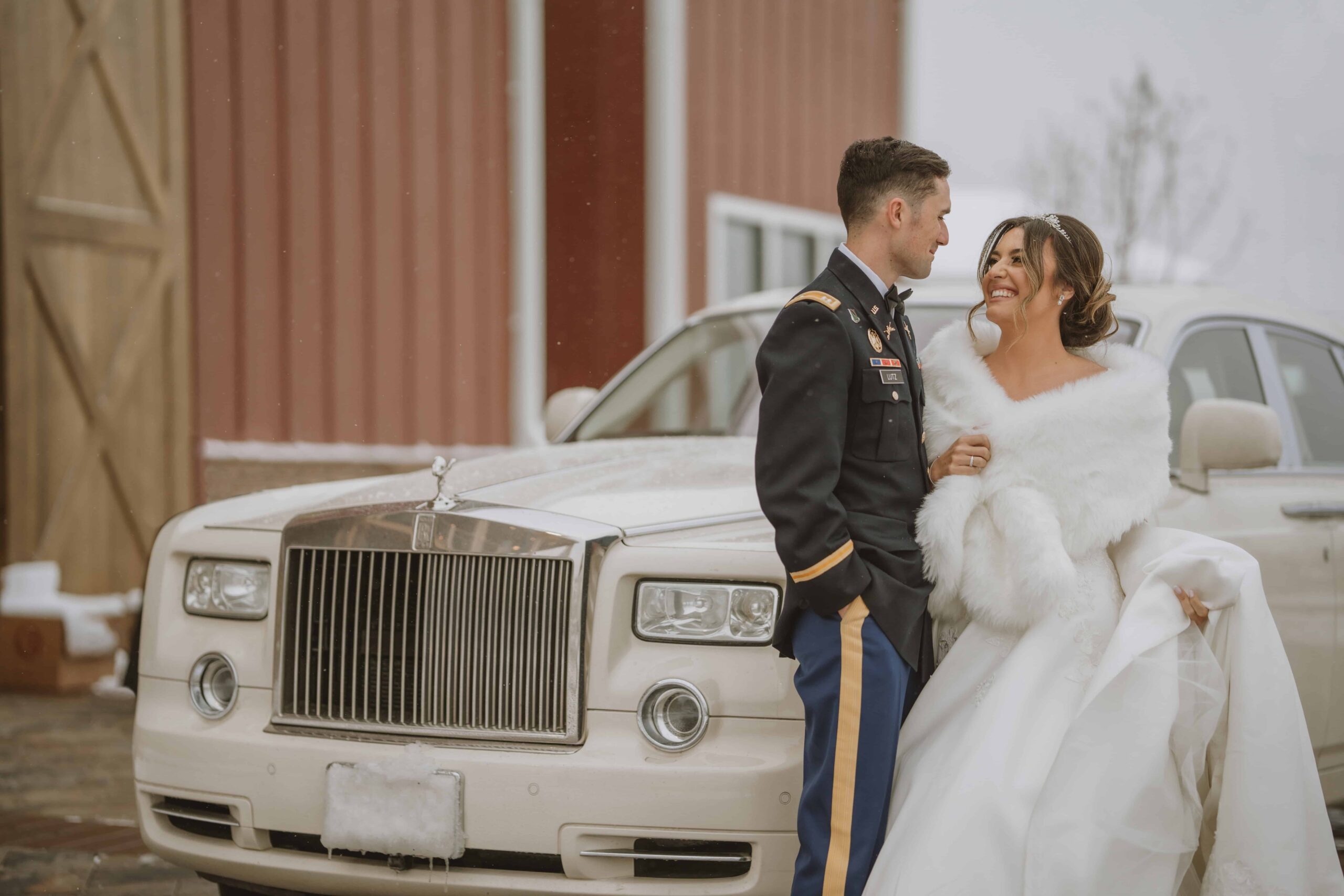 NJ wedding limo bride and groom — Moonlight Limo Bergen County
