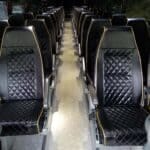 Black seat bus