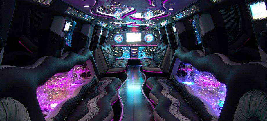 Bachelor party limo service NJ - Moonlight Limo party bus Bergen County