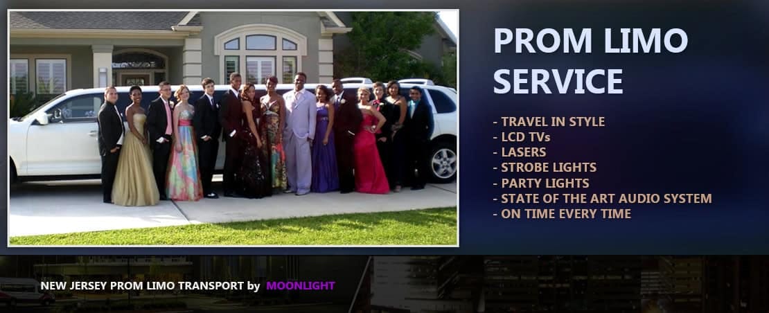 Prom limo NJ - Bergen County prom limousine and party bus service