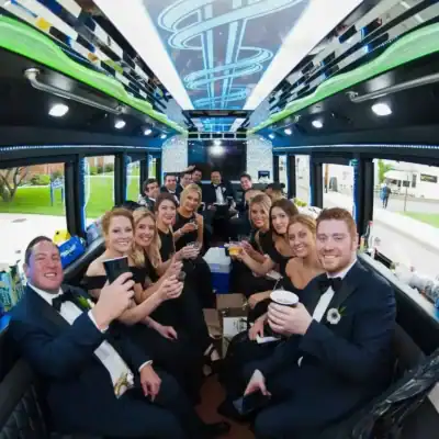 Party bus rental Bergen County NJ — Moonlight Limo