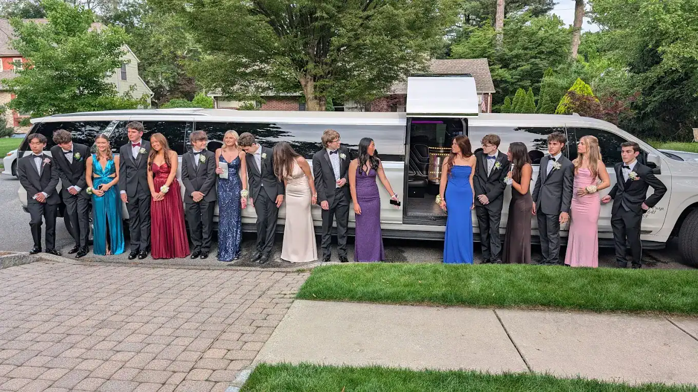 Prom Limo Rental Bergen County with Escalade Limo